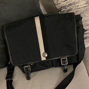 Black/White Coach Bag